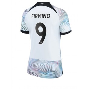 Liverpool Roberto Firmino #9 kläder Kvinnor 2022-23 Bortatröja Kortärmad